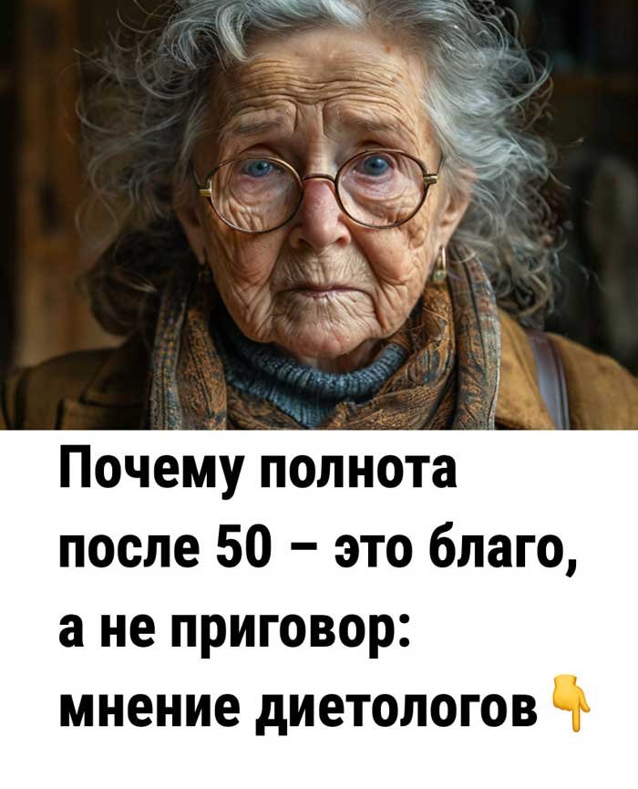 «Почему лишний вес после 50 — это не беда, а суперсила вашего организма! 💪🔥»