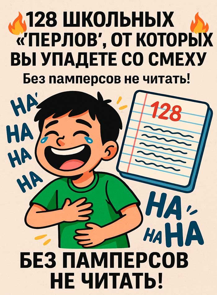 128 школьных «перлов», от которых вы упадёте со смеху 🤣 Без памперсов не читать!