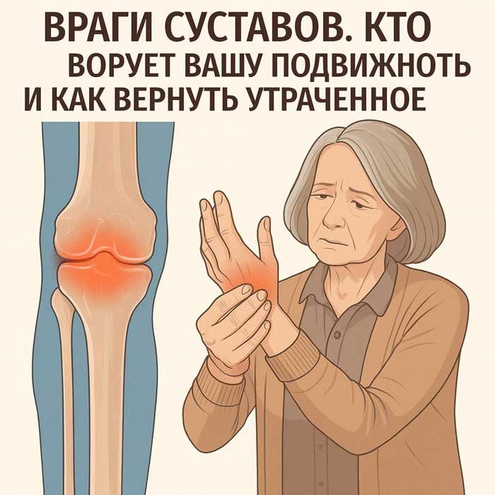 «5 скрытых врагов ваших суставов: как вернуть лёгкость движений после 40 лет»