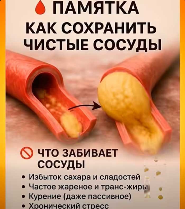 Как очистить сосуды естественным способом и снизить риск инфаркта после 40 лет